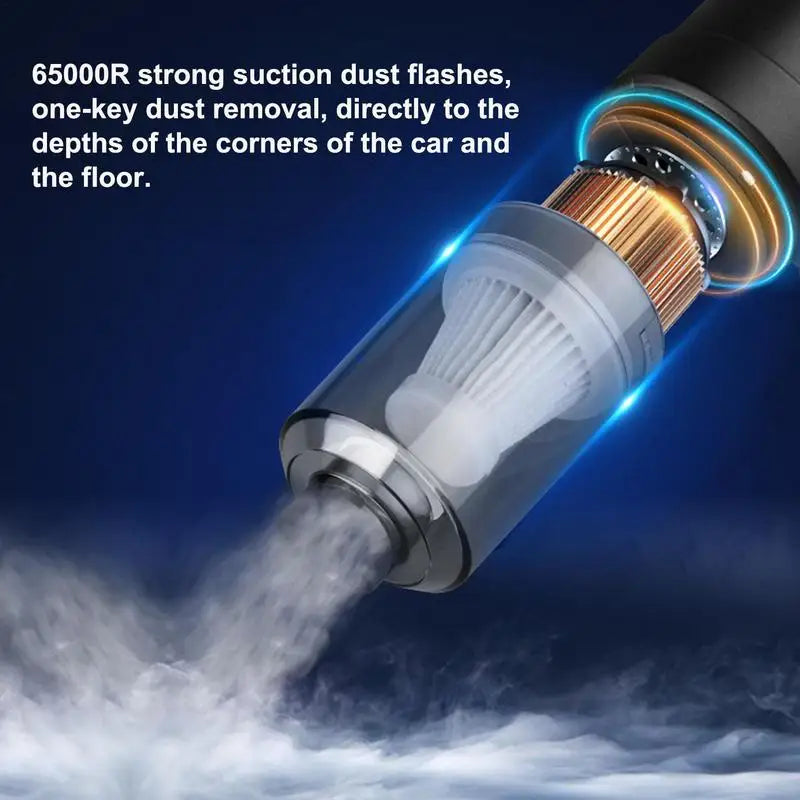 Cordless Car Vacuum Cleaner - Dual Use for Home and Car, Handheld Wireless Mini Vacuum